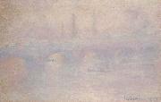 Claude Monet Waterloo Bridge France oil painting artist